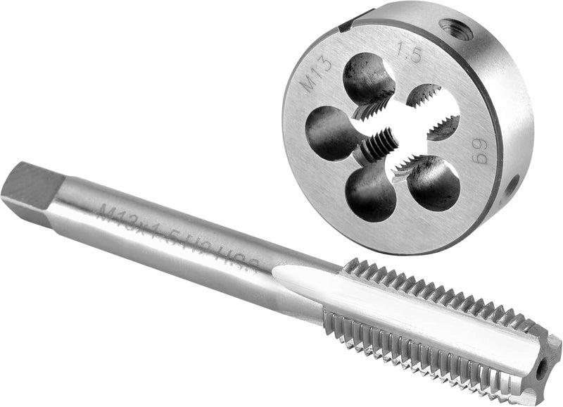 Burkit مجموعة قلاووظ وموتور M13 X 1.5، قلاووظ آلة M13 x 1.5 وقلاووظ دائري يدوي يمين - Image 1